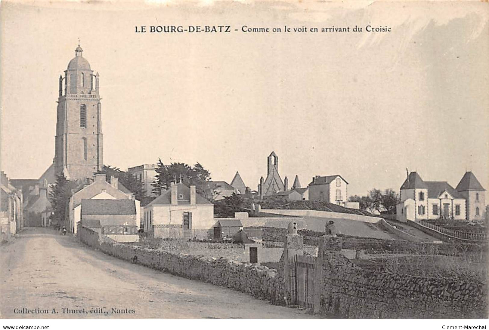 LE BOURG DE BATZ - Comme On Le Voit En Arrivant Du Croisic - Très Bon état - Batz-sur-Mer (Bourg De B.)