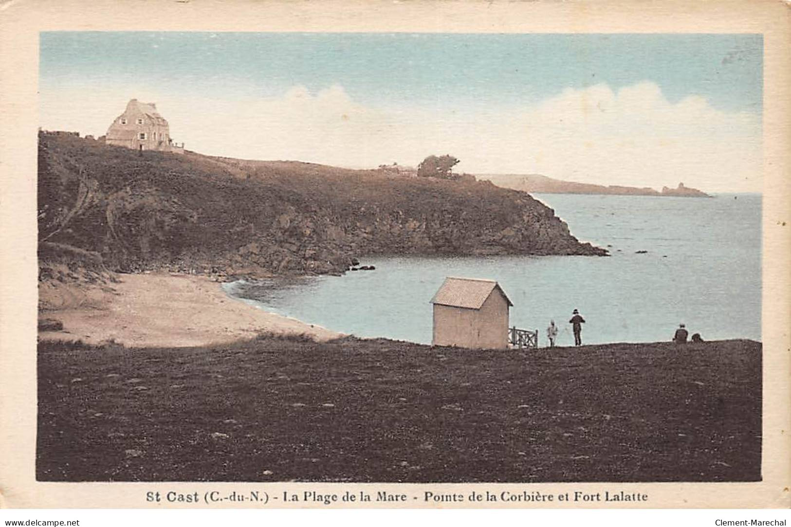 SAINT CAST - La Plage De La Mare - Pointe De La Corbière Et Fort Lalatte - Très Bon état - Saint-Cast-le-Guildo