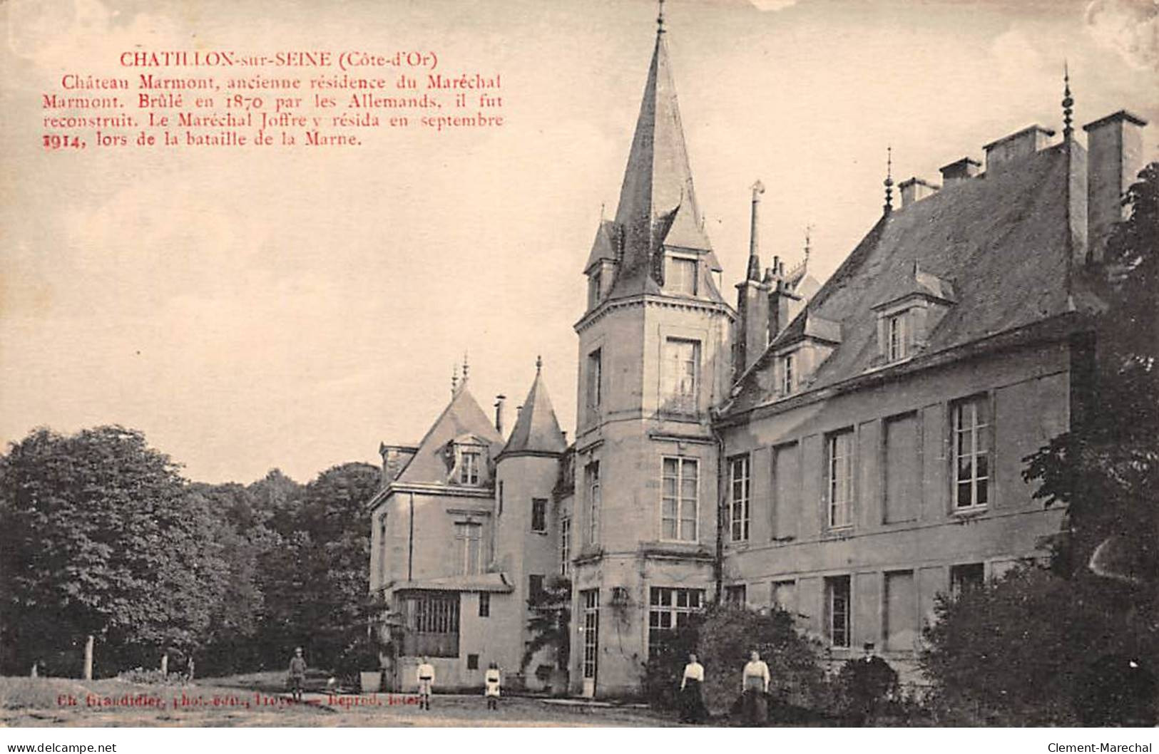 CHATILLON SUR SEINE - Château Marmont - Très Bon état - Chatillon Sur Seine