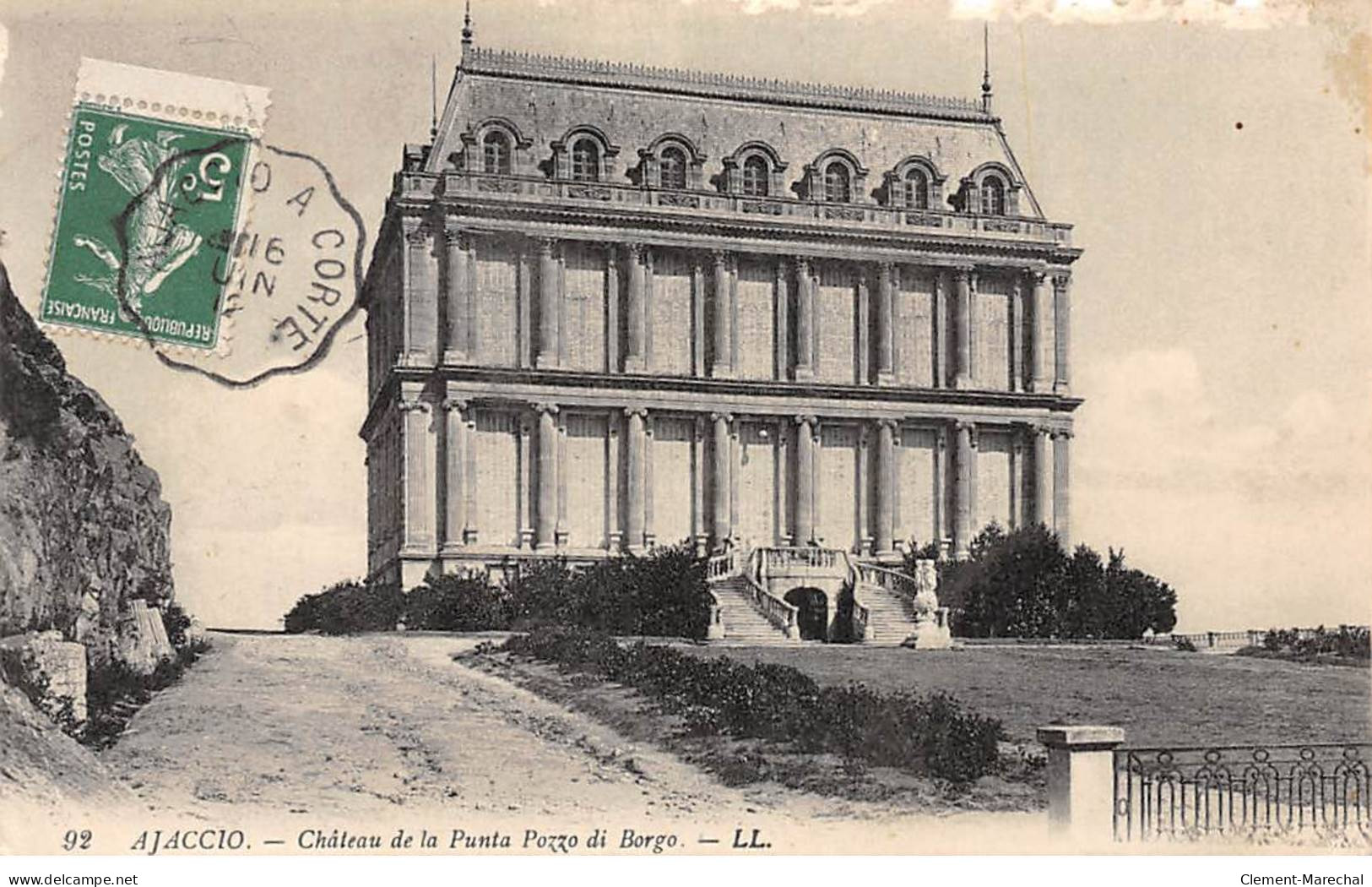 AJACCIO - Château De La Punta Pozzo Di Borgo - Très Bon état - Ajaccio
