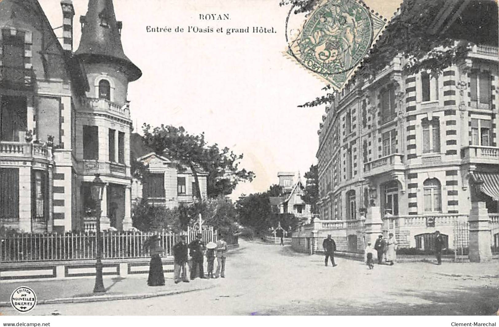 ROYAN - Entrée De L'Oasis Et Grand Hôtel - Très Bon état - Royan