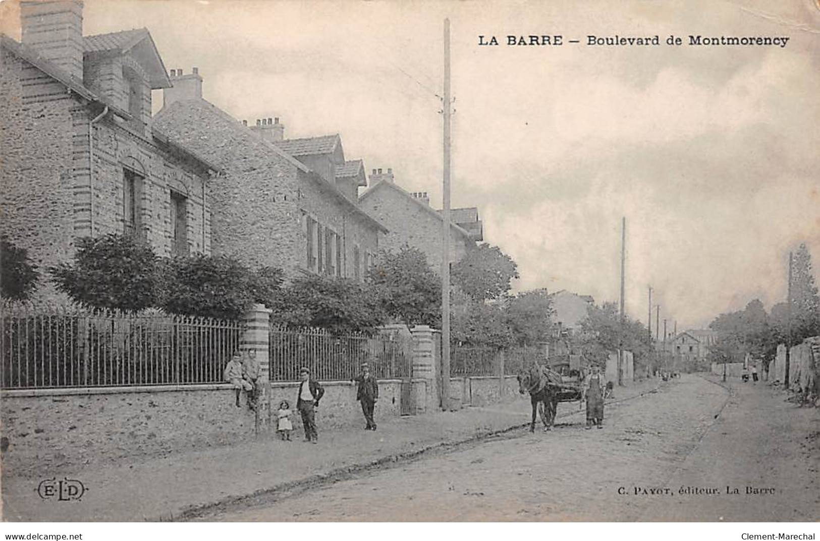 LA BARRE - Boulevard De Montmorency - état - Deuil La Barre