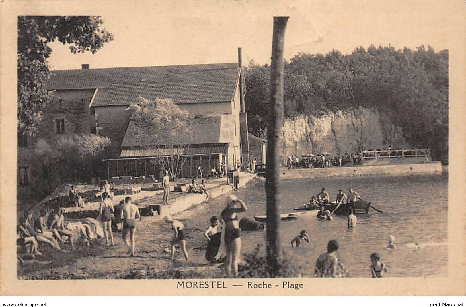 MORESTEL - Roche - Plage - état - Morestel