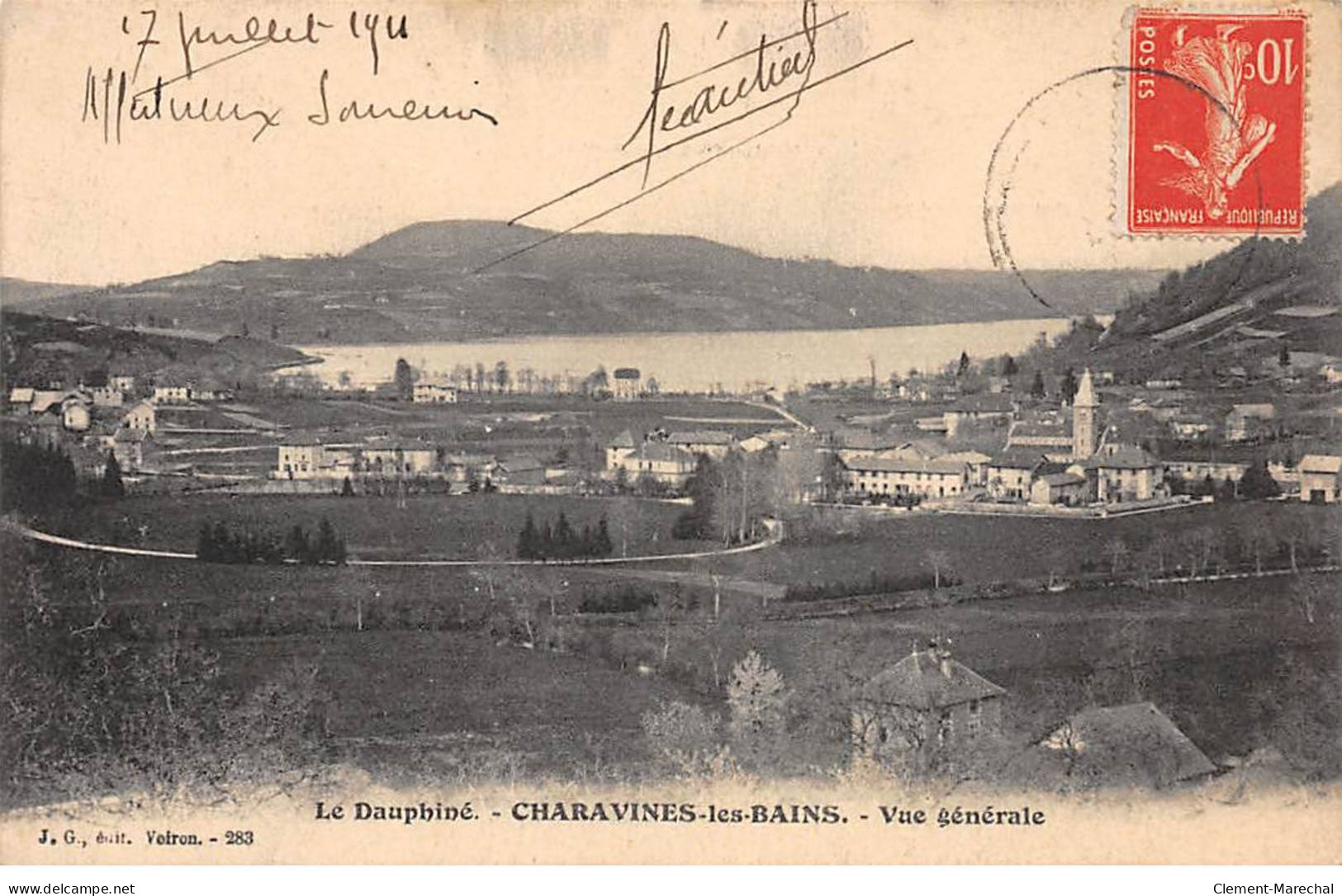 CHARAVINES LES BAINS - Vue Générale - Très Bon état - Charavines