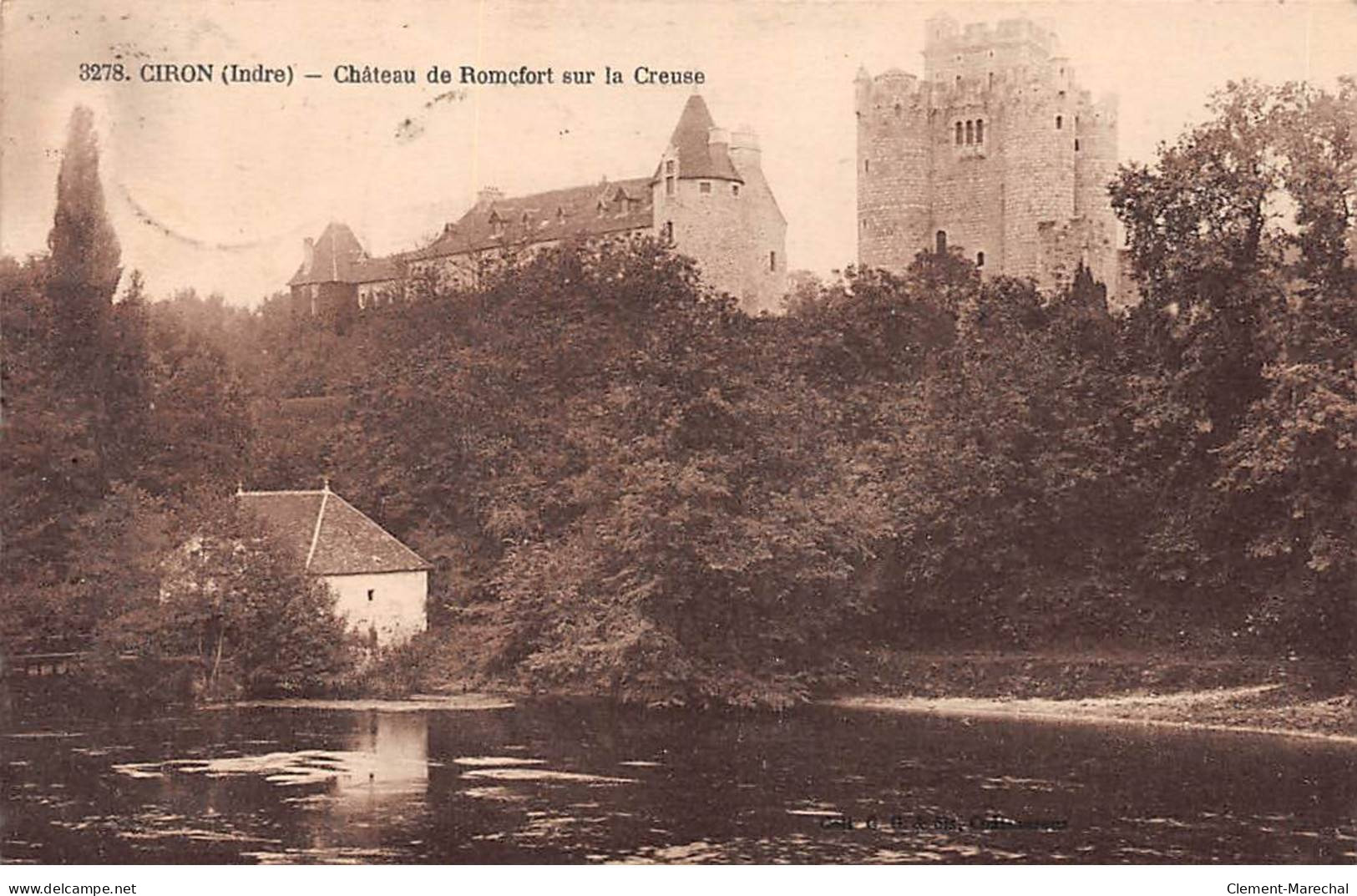 CIRON - Château De Romefort Sur La Creuse - Très Bon état - Andere & Zonder Classificatie