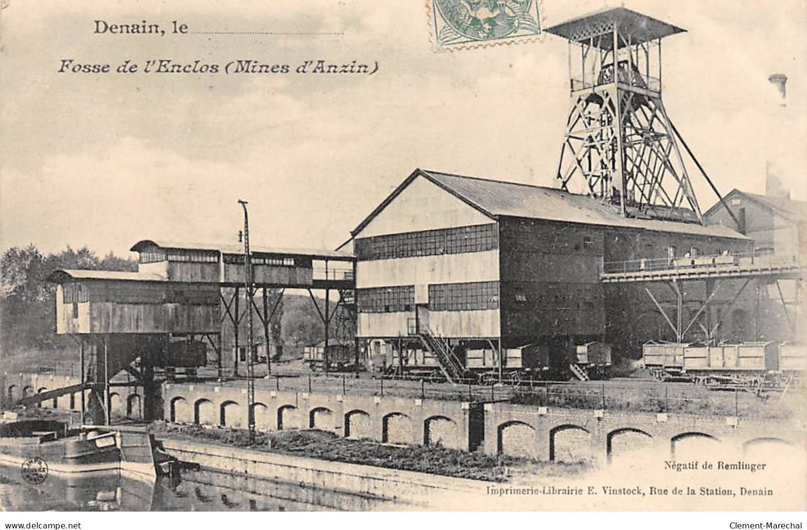 DENAIN - Fosse De L'Enclos - Mines D'Anzin - Très Bon état - Denain