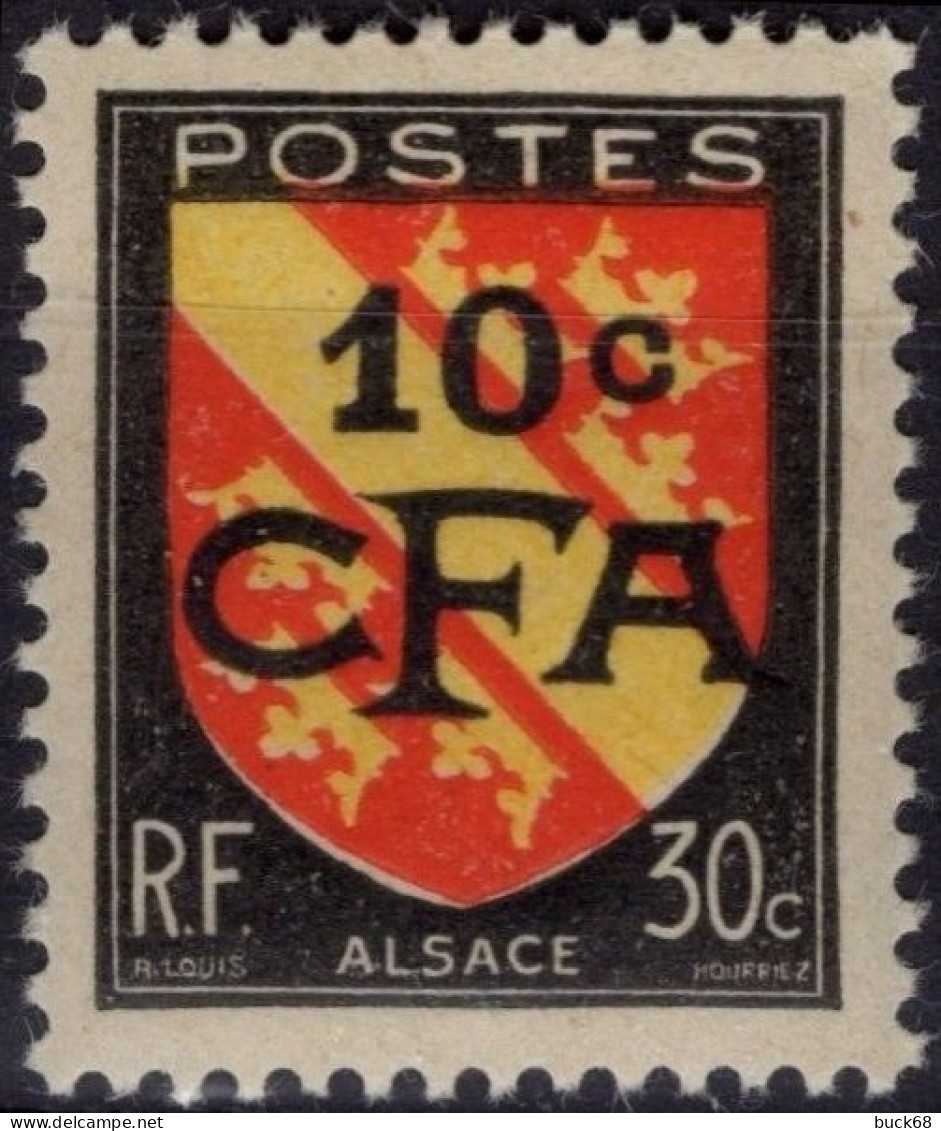 REUNION CFA Poste 281 * MH Armoirie Wappen Coat Of Arms Blason écu ALSACE Elsass - Unused Stamps