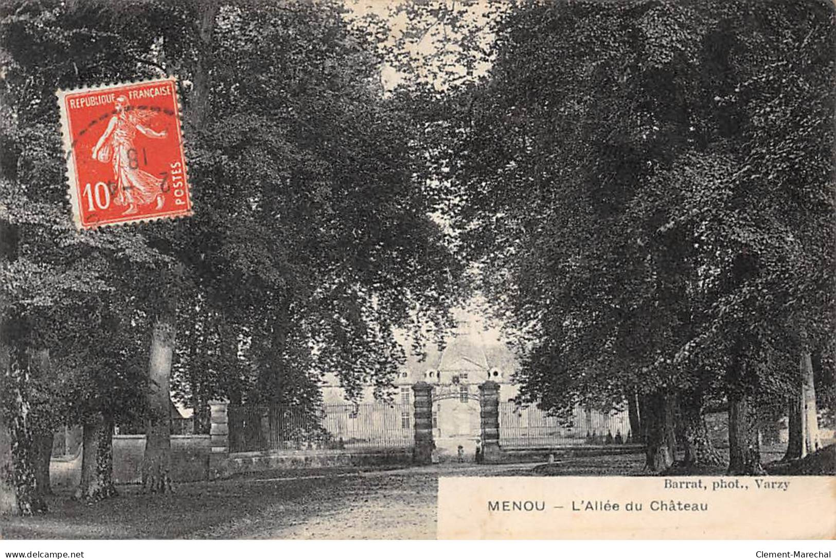 MENOU - L'Allée Du Château - Très Bon état - Sonstige & Ohne Zuordnung