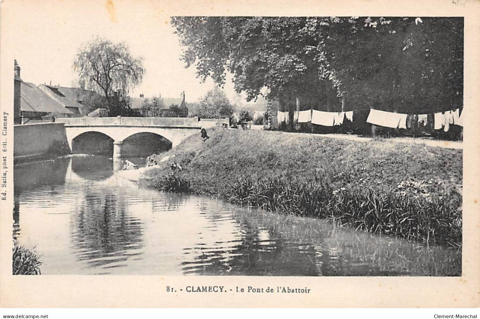 CLAMECY - Le Pont De L'Abattoir - Très Bon état - Clamecy