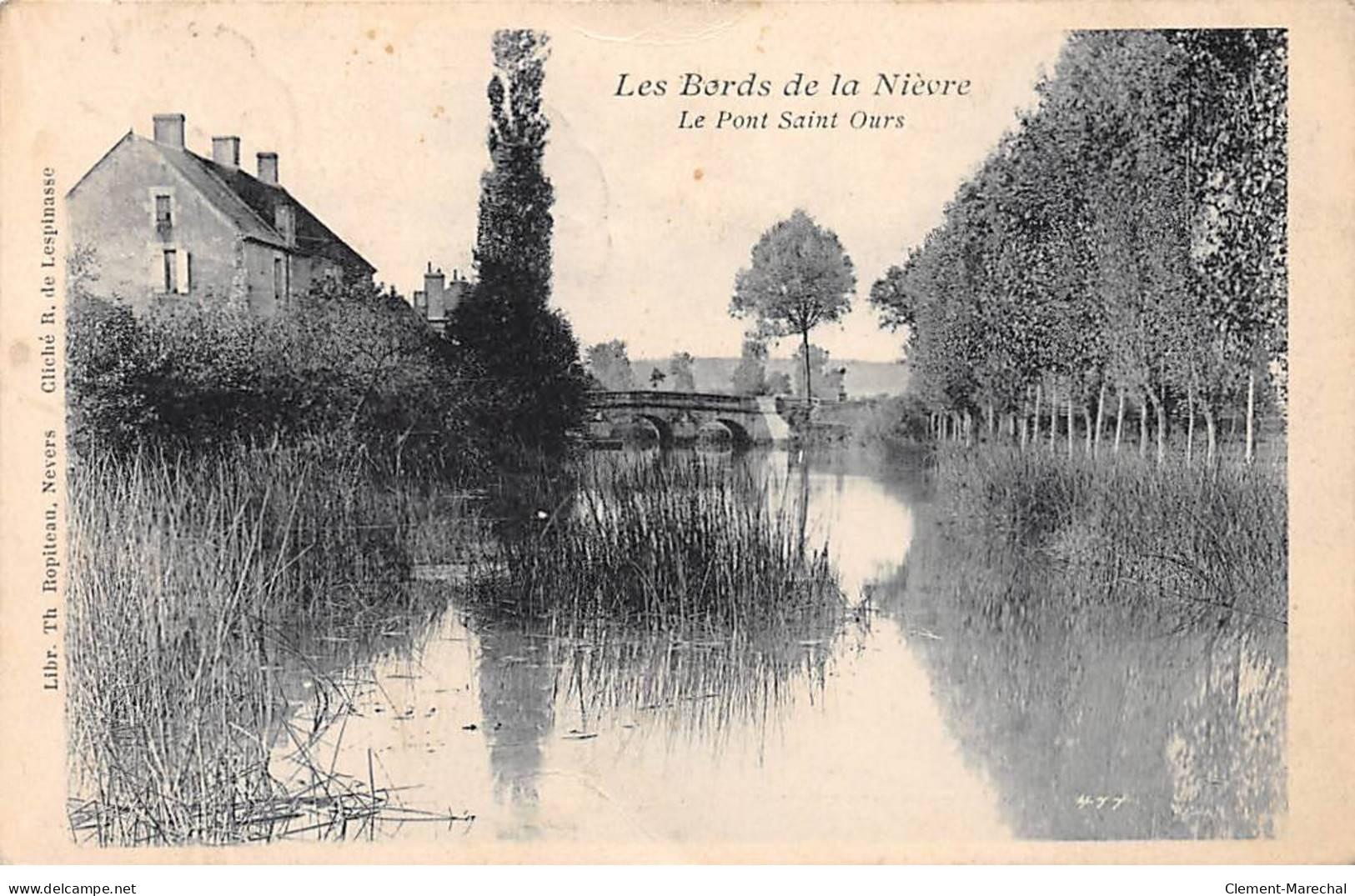 Les Bords De La Nièvre - Le Pont SAINT OURS - état - Other & Unclassified