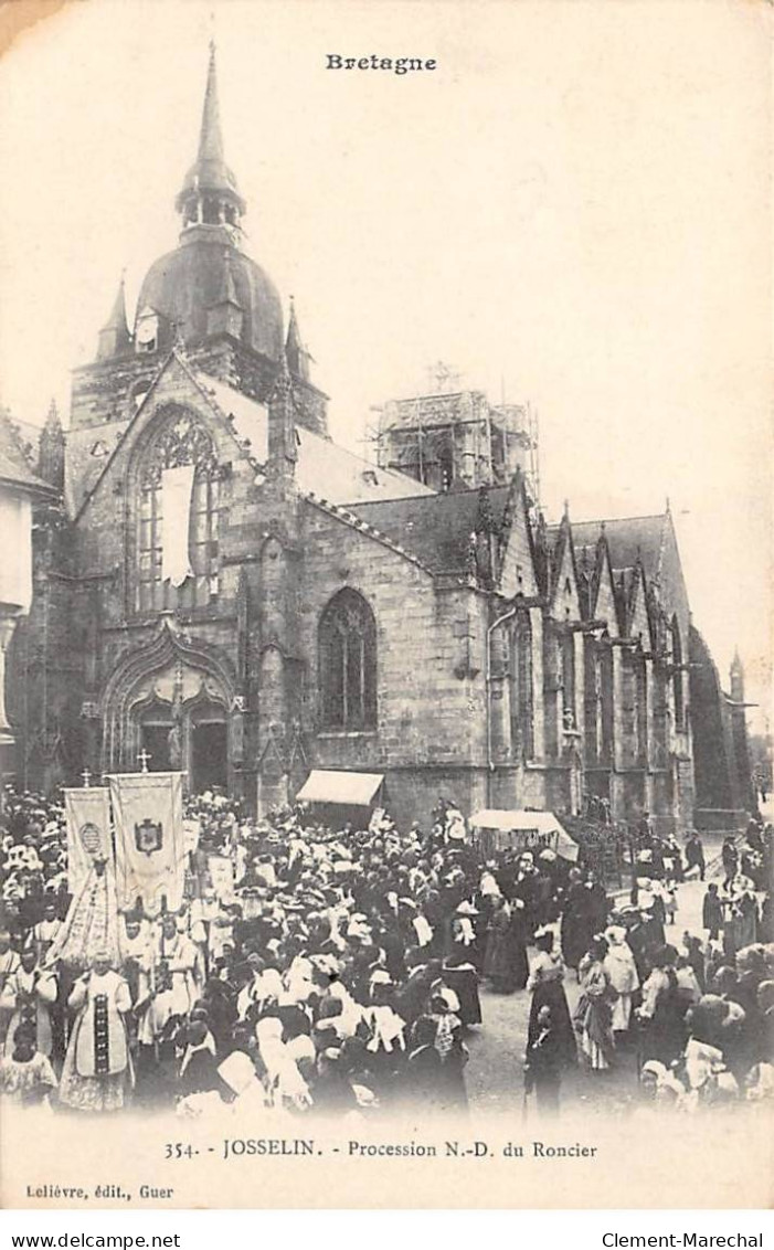 JOSSELIN - Procession Notre Dame Du Roncier - Très Bon état - Josselin