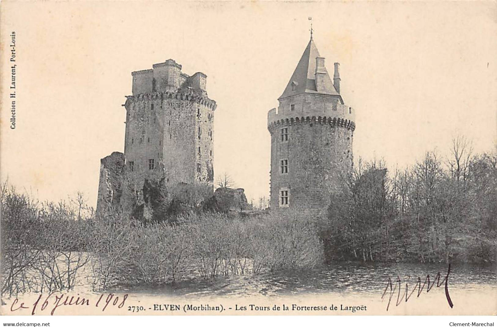 ELVEN - Les Tours De La Forteresse De Largoët - Très Bon état - Elven