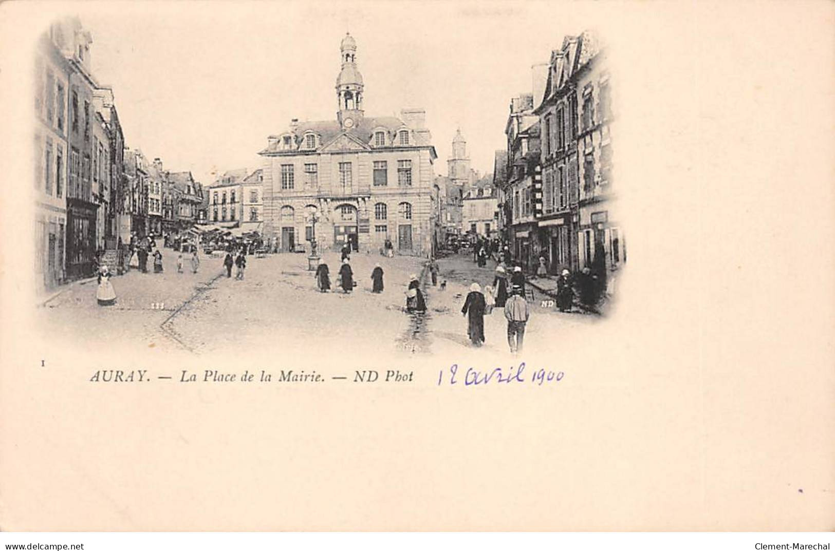 AURAY - La Place De La Mairie - Très Bon état - Auray