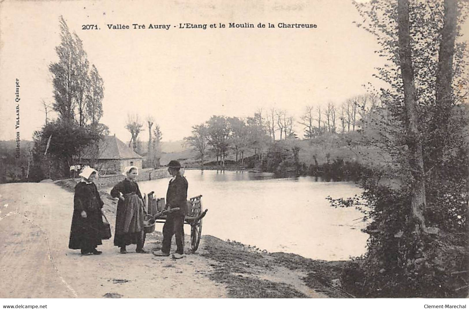 Vallée Tré Auray - L'Etang Et Le Moulin De La Chartreuse - état - Autres & Non Classés