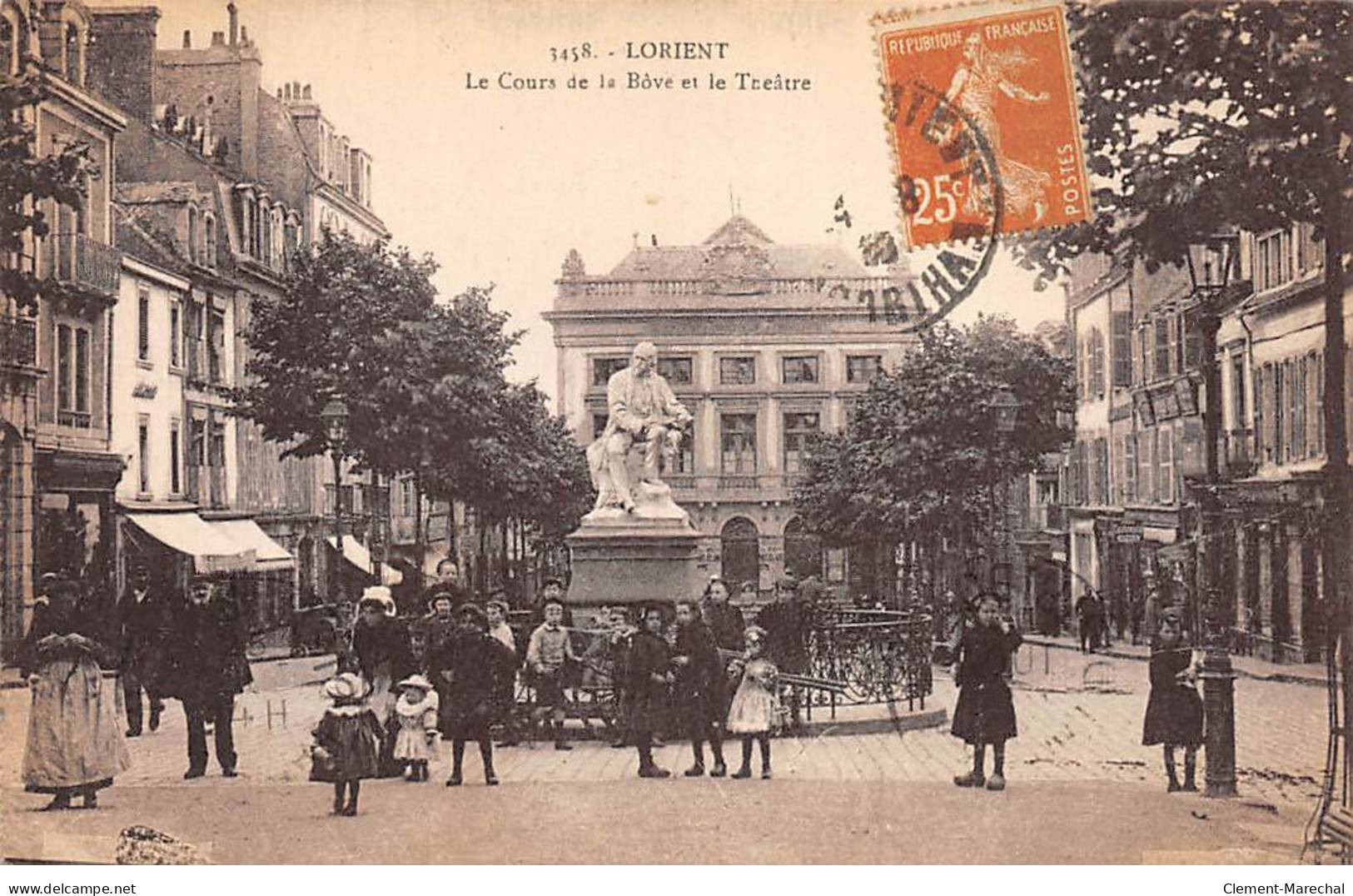 LORIENT - Le Cours De La Bôve Et Le Théâtre - Très Bon état - Lorient
