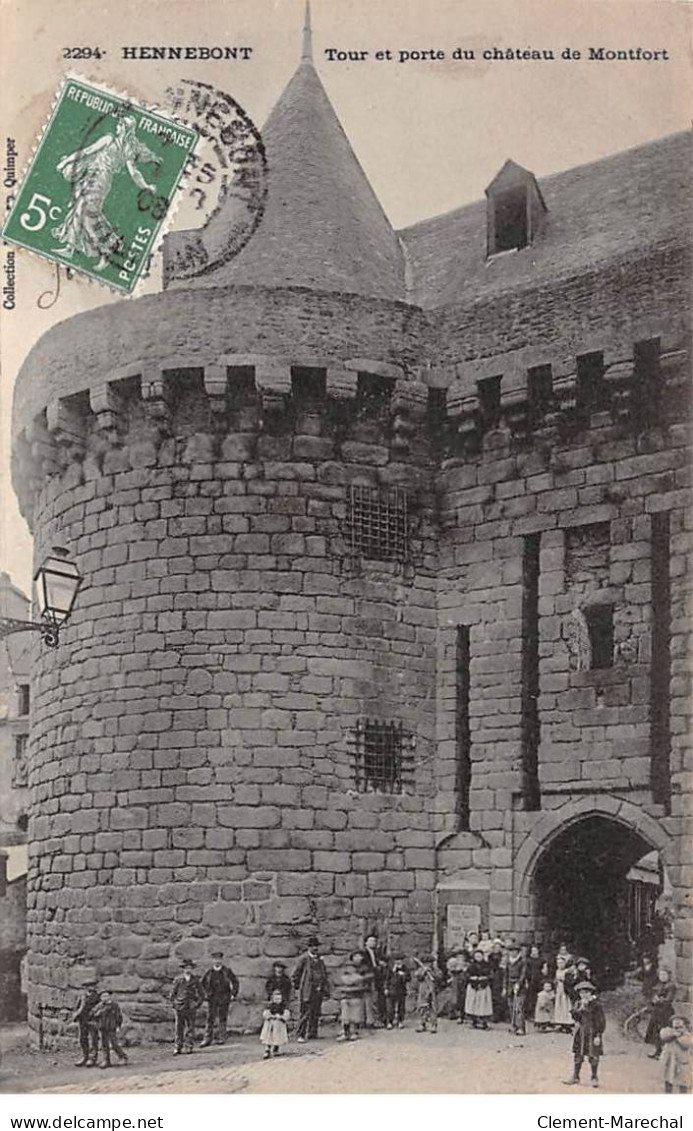 HENNEBONT - Tour Et Porte Du Château De Montfort - Très Bon état - Hennebont