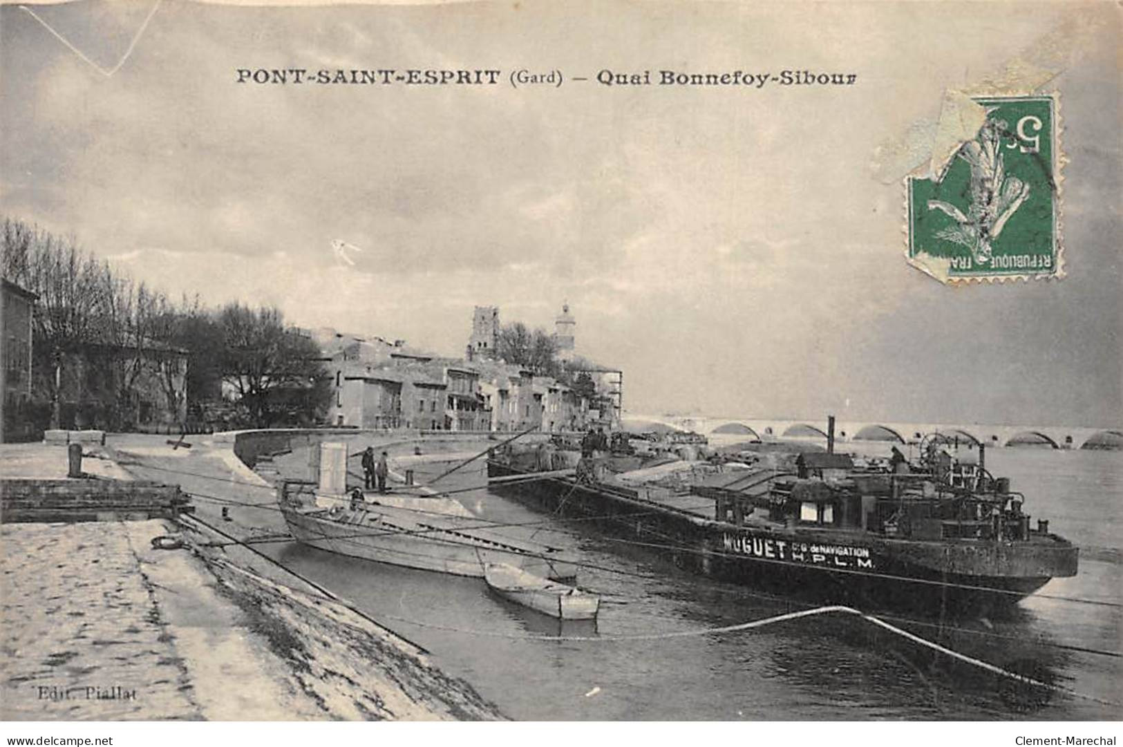 PONT SAINT ESPRIT - Quai Bonnefoy Sibour - Très Bon état - Pont-Saint-Esprit