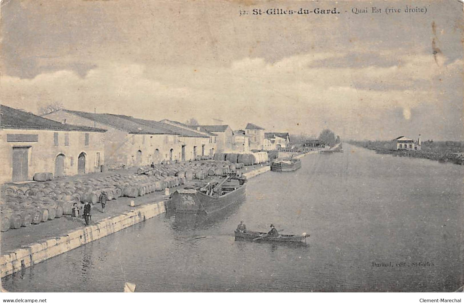 SAINT GILLES DU GARD - Quai Est - état - Saint-Gilles