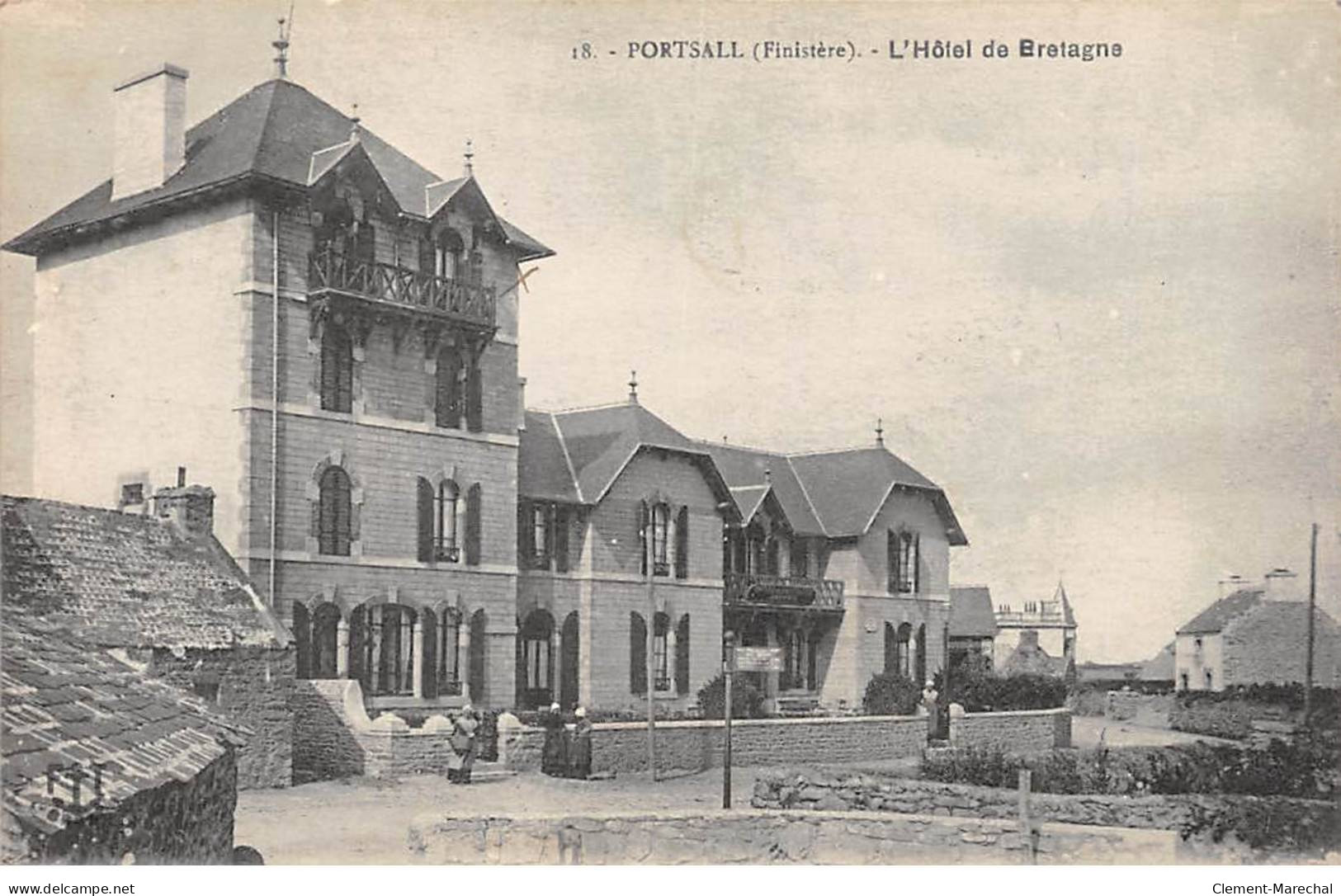 PORTSALL - L'Hôtel De Bretagne - Très Bon état - Sonstige & Ohne Zuordnung