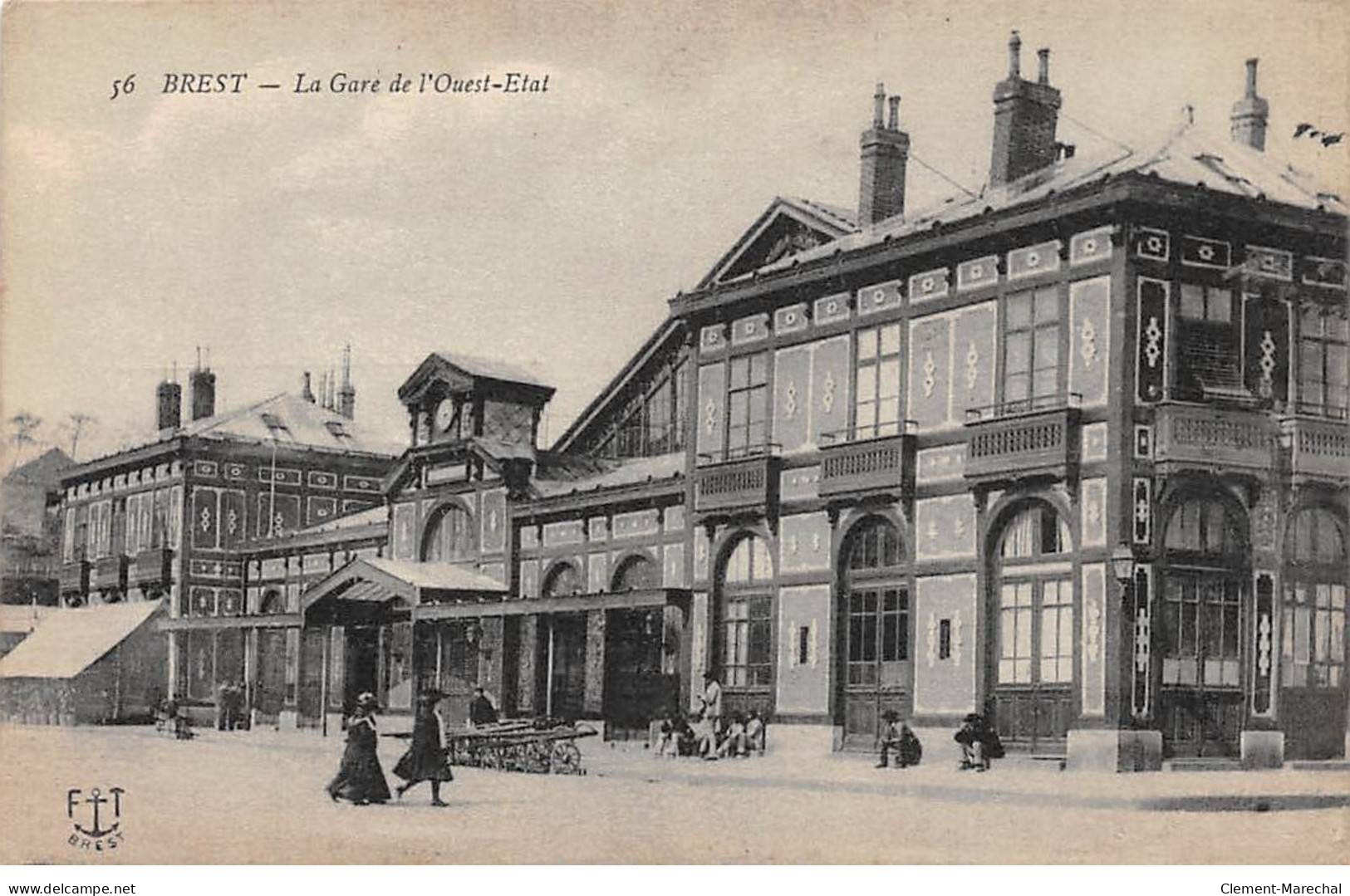 BREST - La Gare De L'Ouest Etat - Très Bon état - Brest