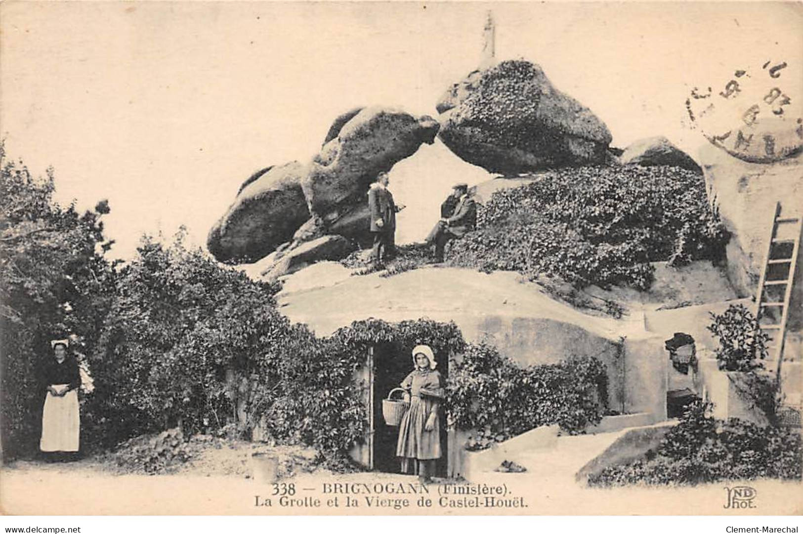 BRIGNOGAN - La Grotte Et La Vierge De Castel Houët - Très Bon état - Brignogan-Plage