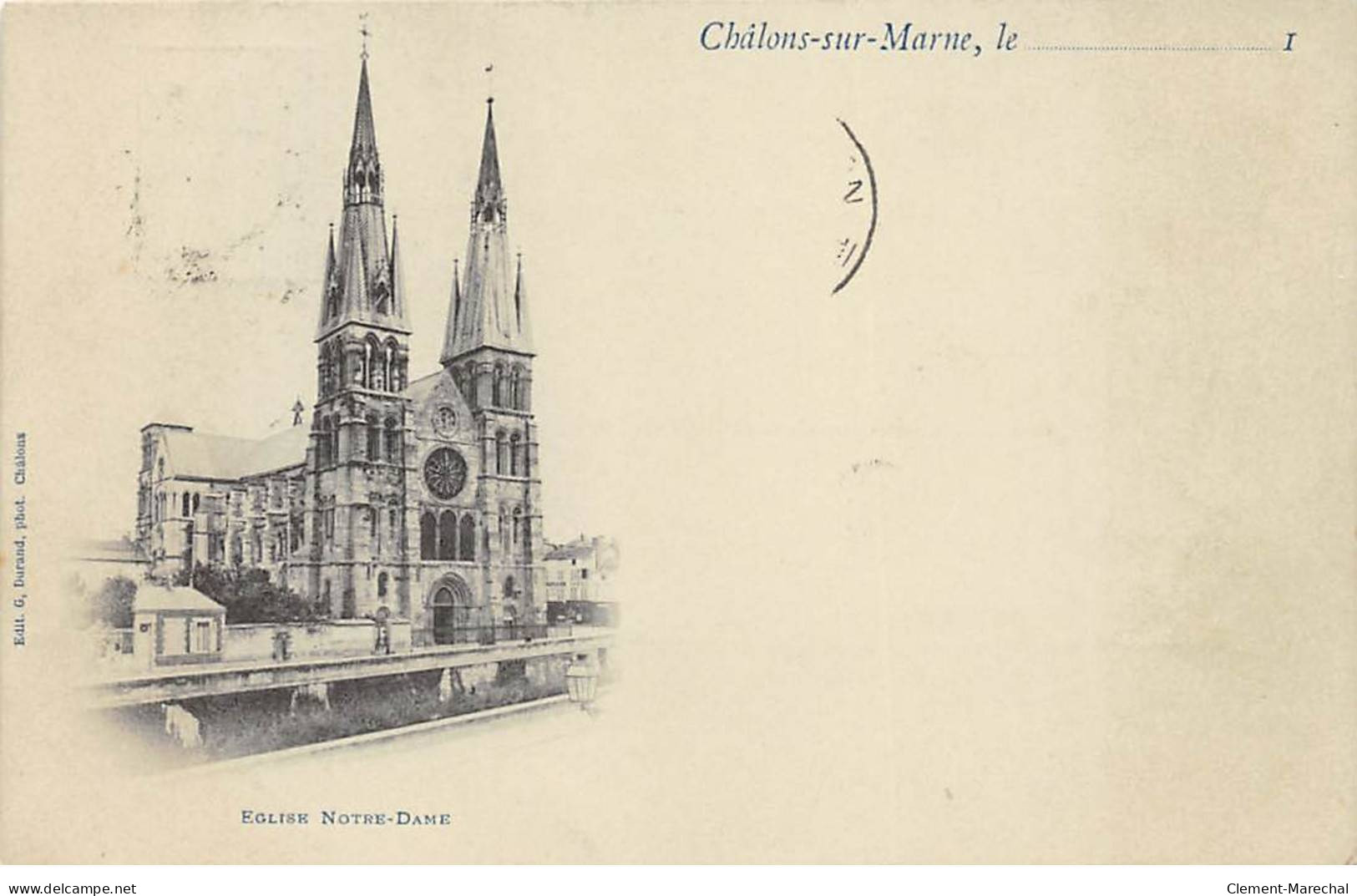 CHALONS SUR MARNE - Eglise Notre Dame - Très Bon état - Châlons-sur-Marne