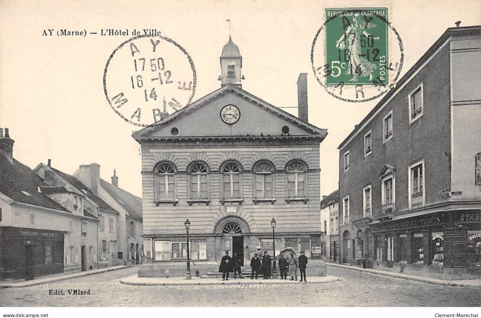 AY - L'Hôtel De Ville - Très Bon état - Ay En Champagne