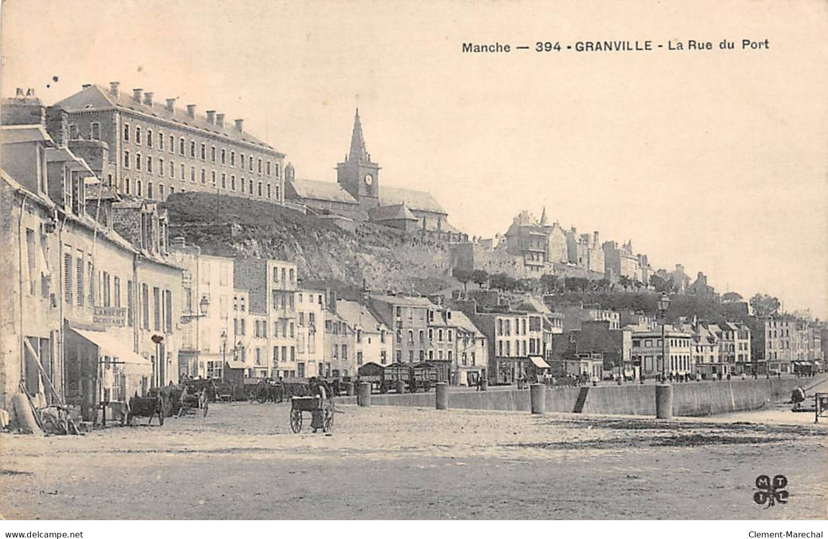 GRANVILLE - La Rue Du Port - Très Bon état - Granville