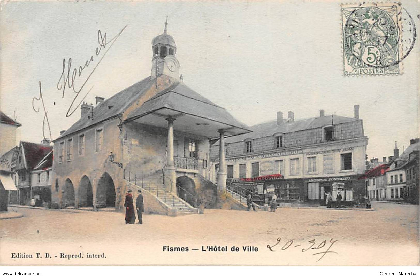 FISMES - L'Hôtel De Ville - Très Bon état - Fismes