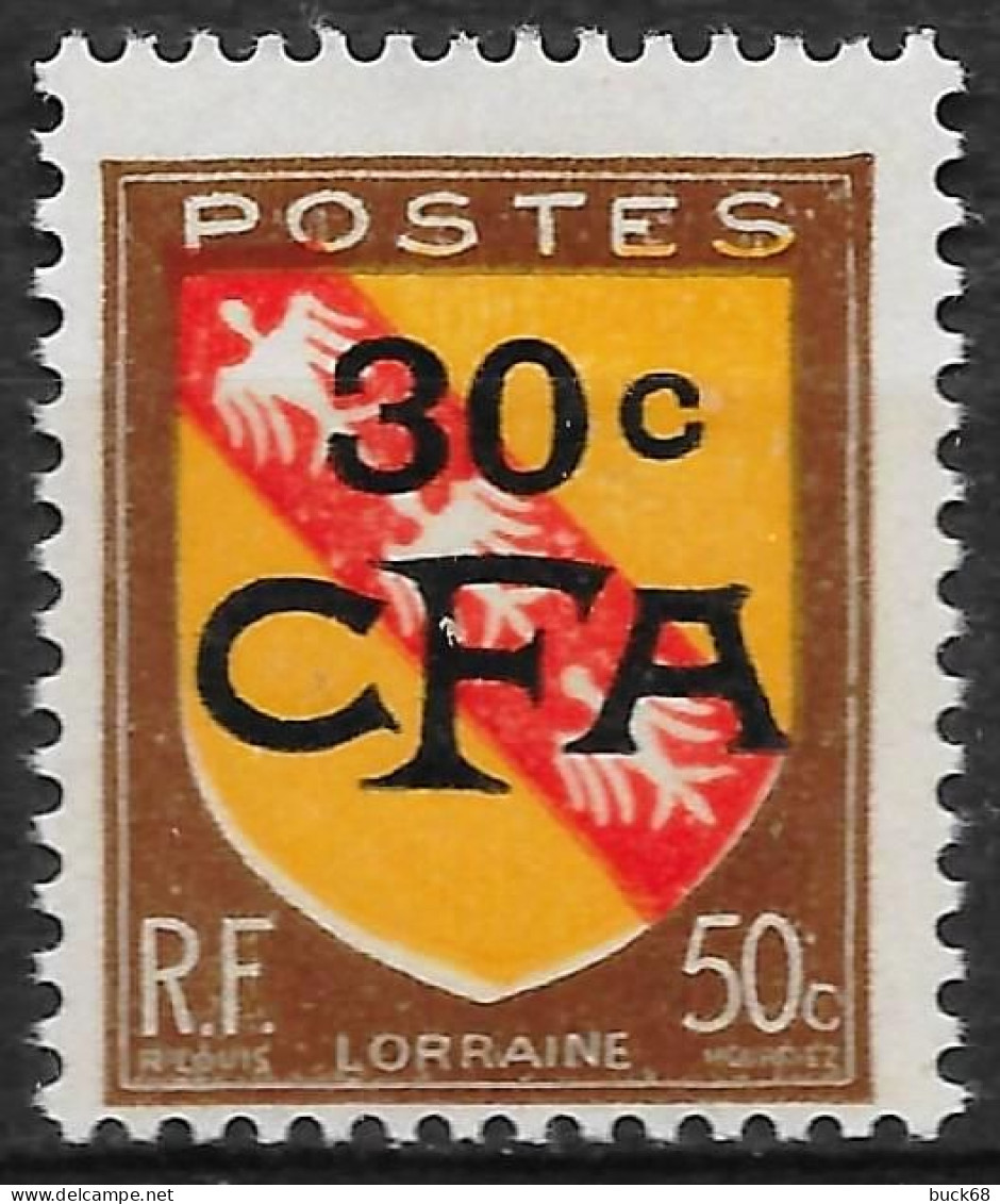 REUNION CFA Poste 283 * MH Armoirie Wappen Coat Of Arms Blason écu LORRAINE Lotringen - Unused Stamps
