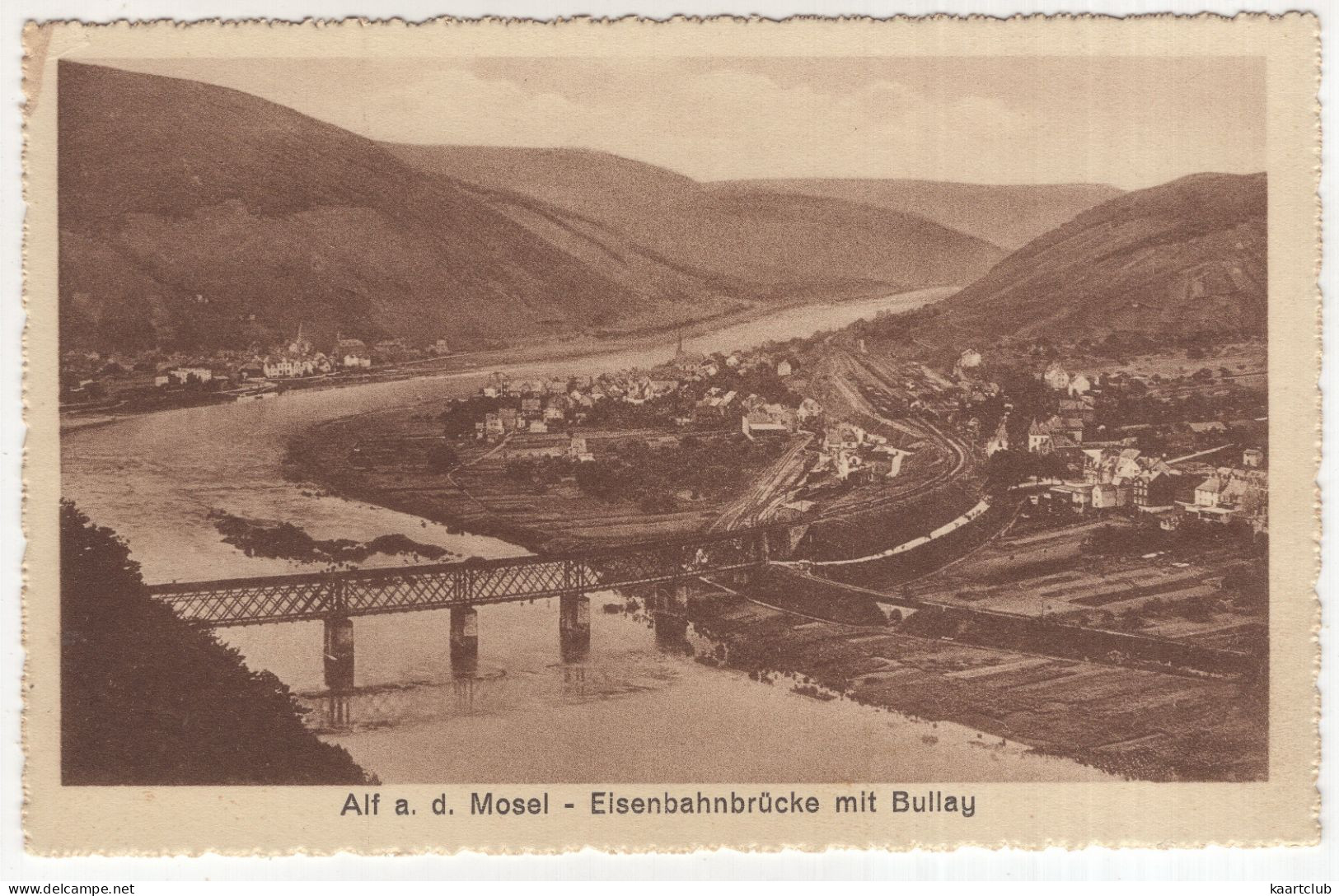 Alf A.d. Mosel - Eisenbahnbrücke Mit Bullay - (Deutschland) - Alf-Bullay