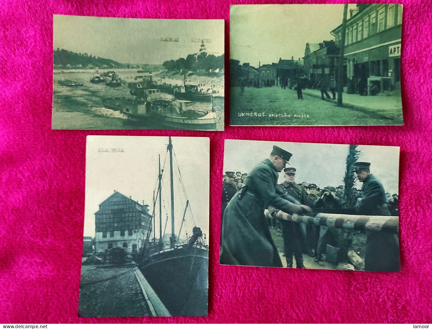 4  Feldpostkarten  Ansichtskarten Post   Litauen Lithuania Lietuva - Guerre 1939-45