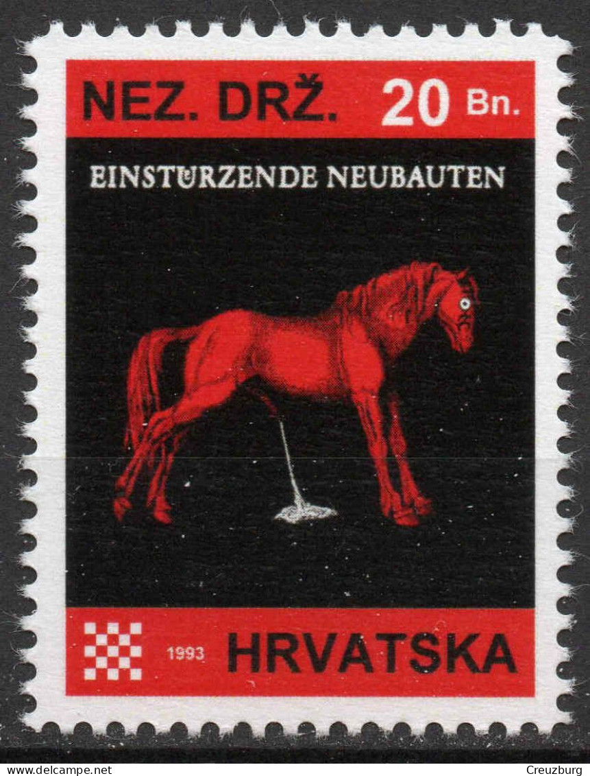 Einstürzende Neubauten - Briefmarken Set Aus Kroatien, 16 Marken, 1993. Unabhängiger Staat Kroatien, NDH. - Croatie