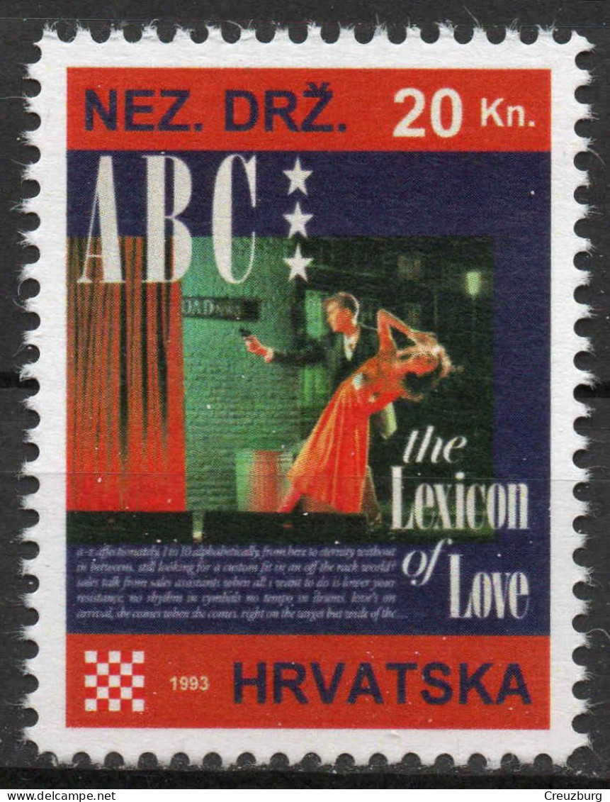 ABC - Briefmarken Set Aus Kroatien, 16 Marken, 1993. Unabhängiger Staat Kroatien, NDH. - Croatie