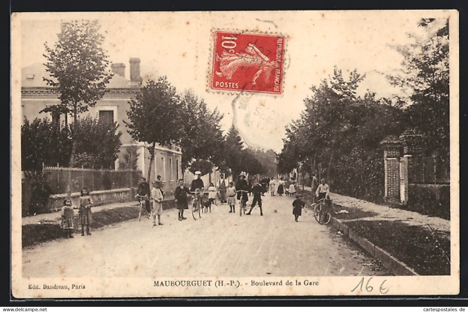 CPA Maubourguet, Boulevard De La Gare  - Maubourguet