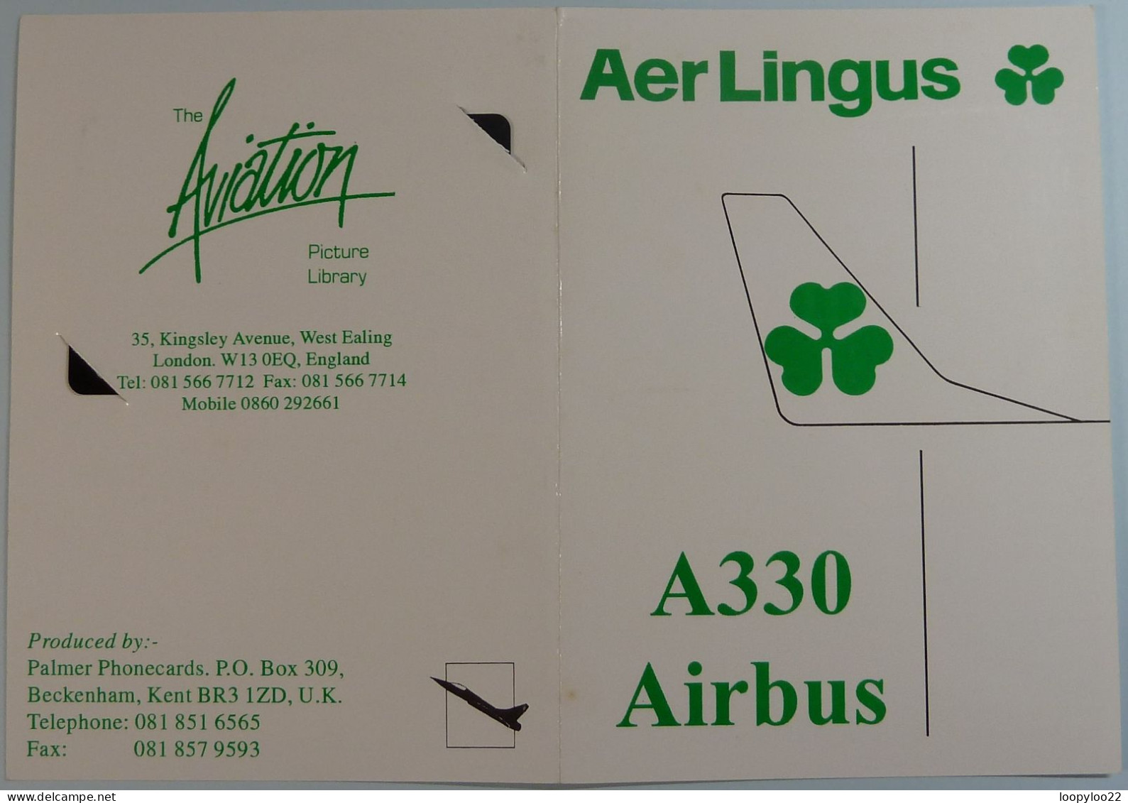 UK - BT - L&G - Aer Lingus - A330 - 301 St Flannan - 505B - Ltd Edition In Folder - 1000ex - Mint - BT Emissioni Generali