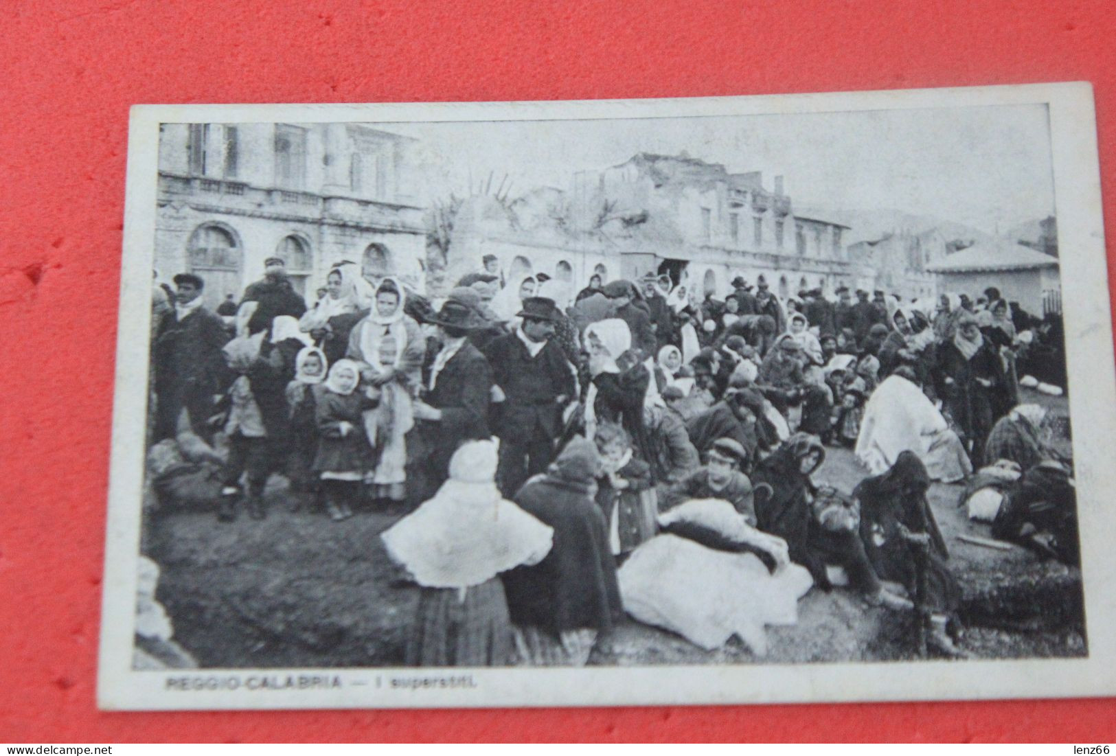 Reggio Calabria Superstiti Dopo Il Terremoto 1909 - Reggio Calabria