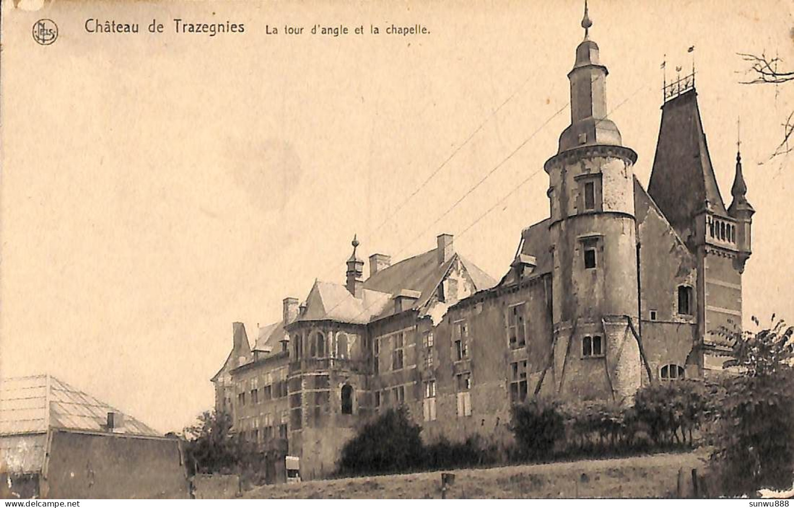 Château De Trazegnies - La Tour D'angle Et La Chapelle - Courcelles