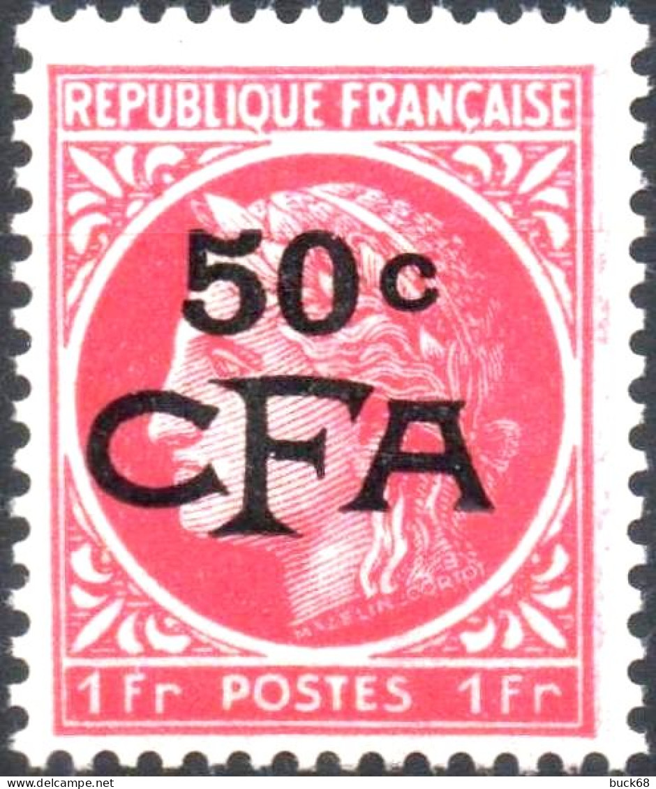 REUNION CFA Poste 284 ** MNH Cérès De Mazelin 1949-1952 - Ungebraucht