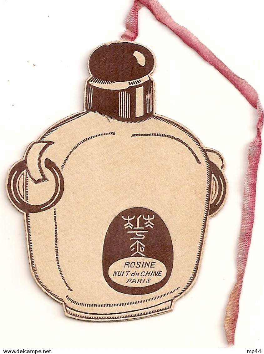 1G11 --- Carte Parfumée NUIT DE CHINE De Rosine - Antiquariat (bis 1960)
