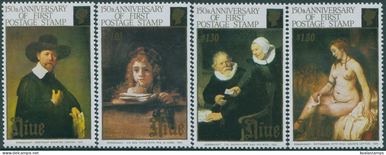 Niue 1990 SG693-696 Penny Black Set MNH - Niue