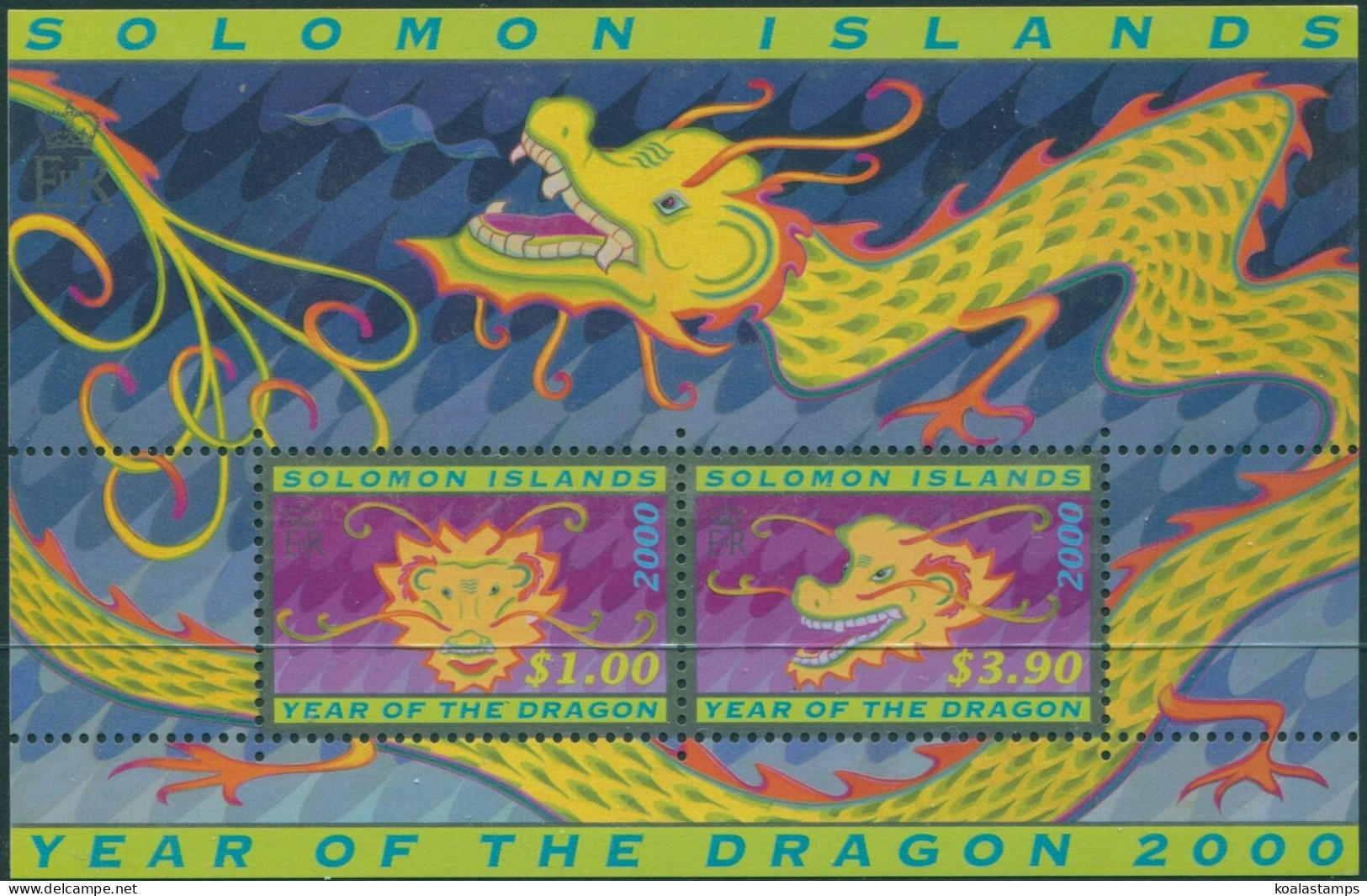 Solomon Islands 2000 SG968 Chinese Year Of The Dragon MS MNH - Isole Salomone (1978-...)