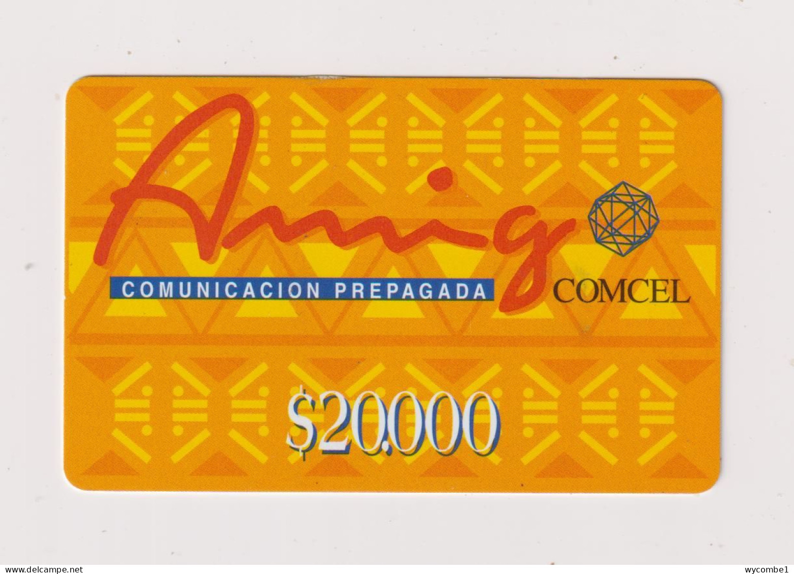 COLOMBIA -  Amigo  Remote  Phonecard - Colombia