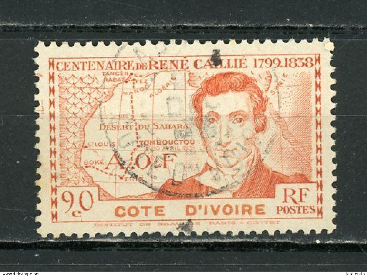 COTE D'IVOIRE (RF) - CAILLIÉ - N° Yt 141 Obli. - Used Stamps