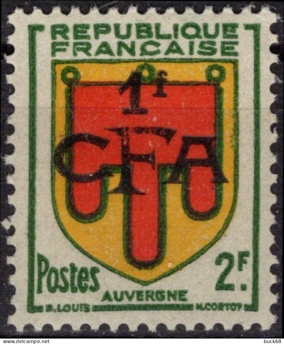 REUNION CFA Poste 287 * MVLH Armoirie Wappen Coat Of Arms Blason écu AUVERGNE (CV 7,50 €) - Unused Stamps