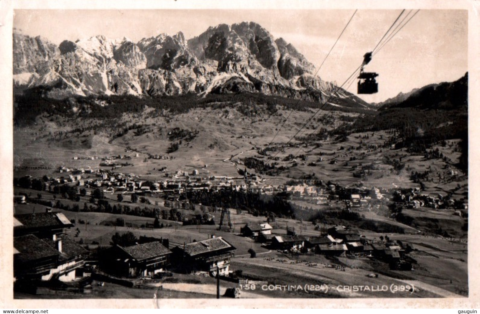 CPSM - CORTINA - Monte Cristallo - Vues Panoramiques ... LOT 2 CP à Saisir - Sonstige & Ohne Zuordnung