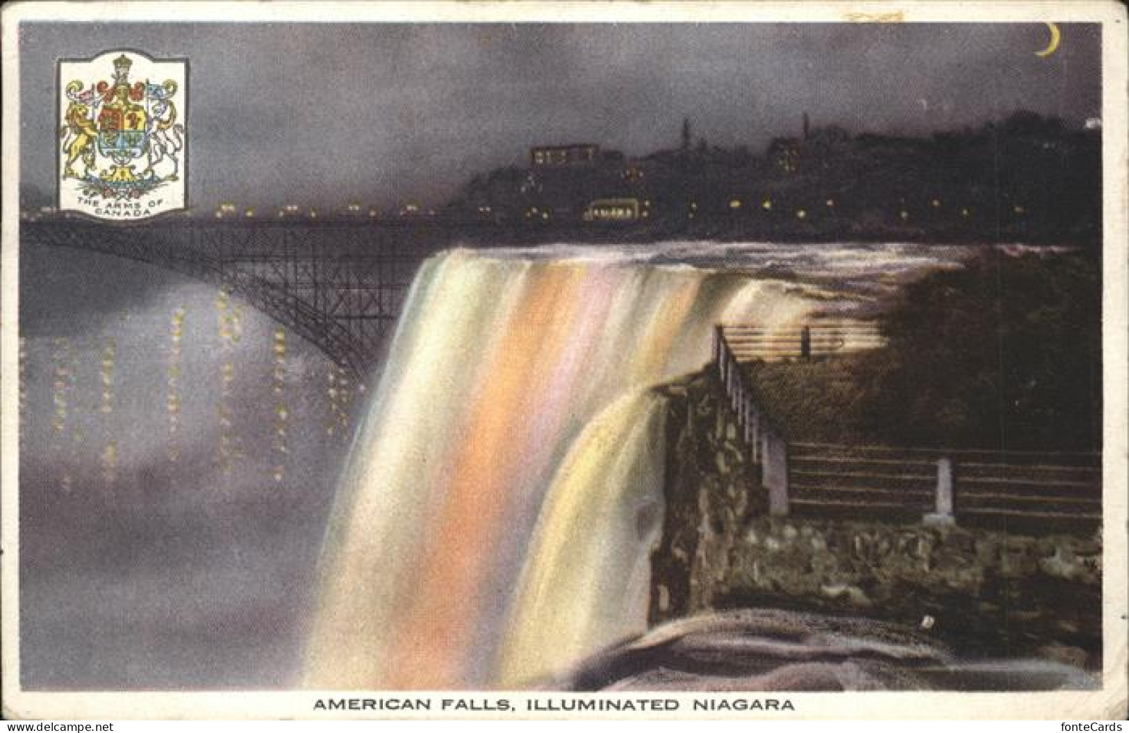 11248278 Niagara Falls Ontario American Falls Illuminated Wappen  - Non Classés