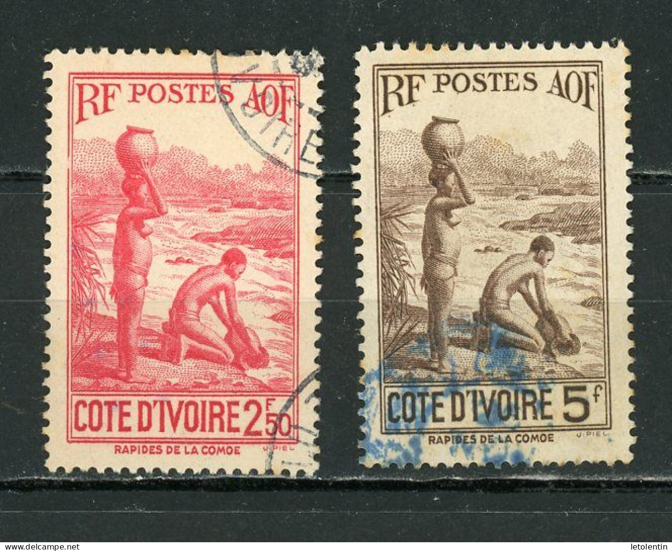 COTE D'IVOIRE (RF) - RAPIDE - N° Yt 130+161 Obli. - Used Stamps