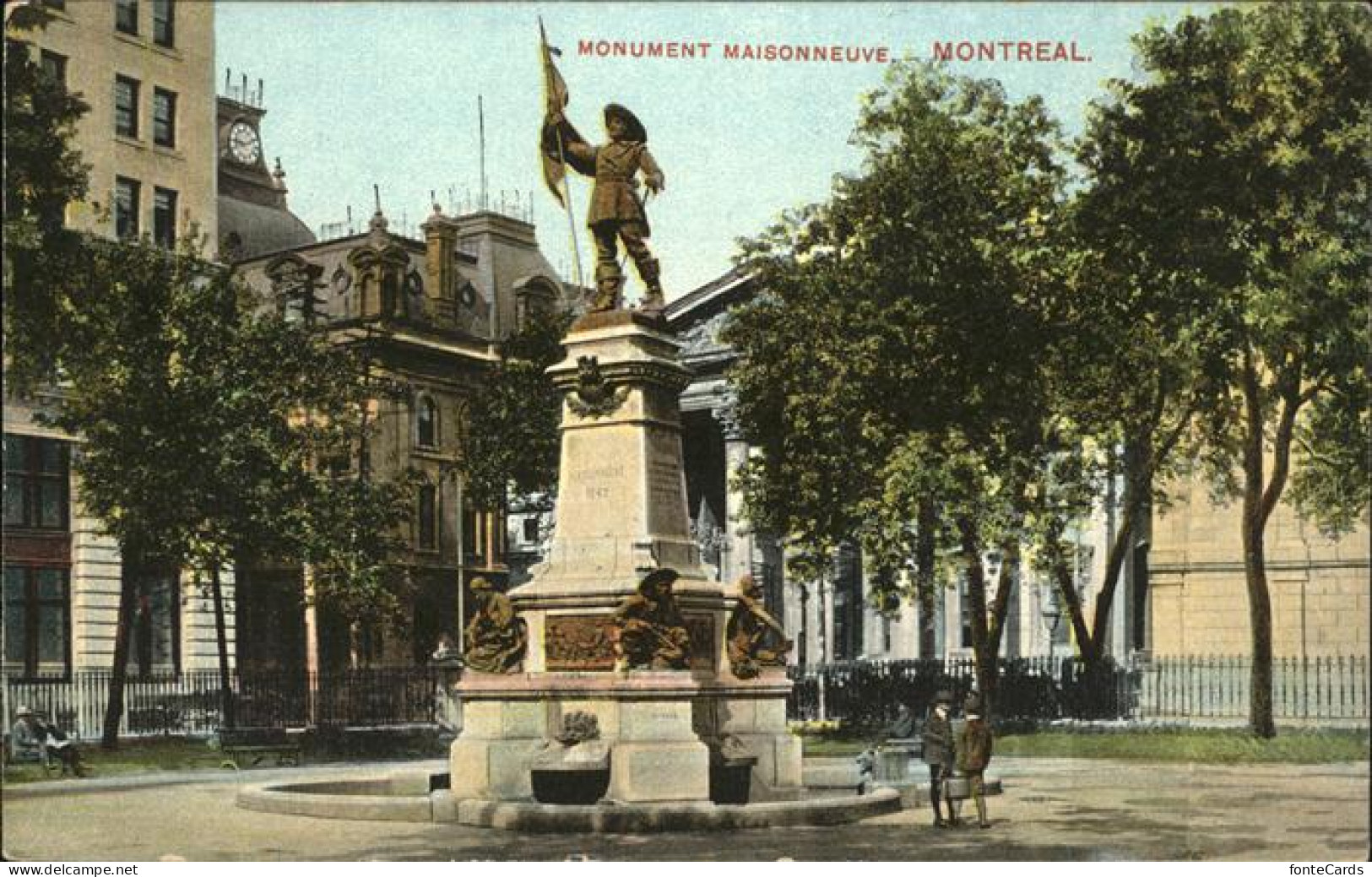 11248168 Montreal Quebec Monument Maisonneuve Montreal - Unclassified