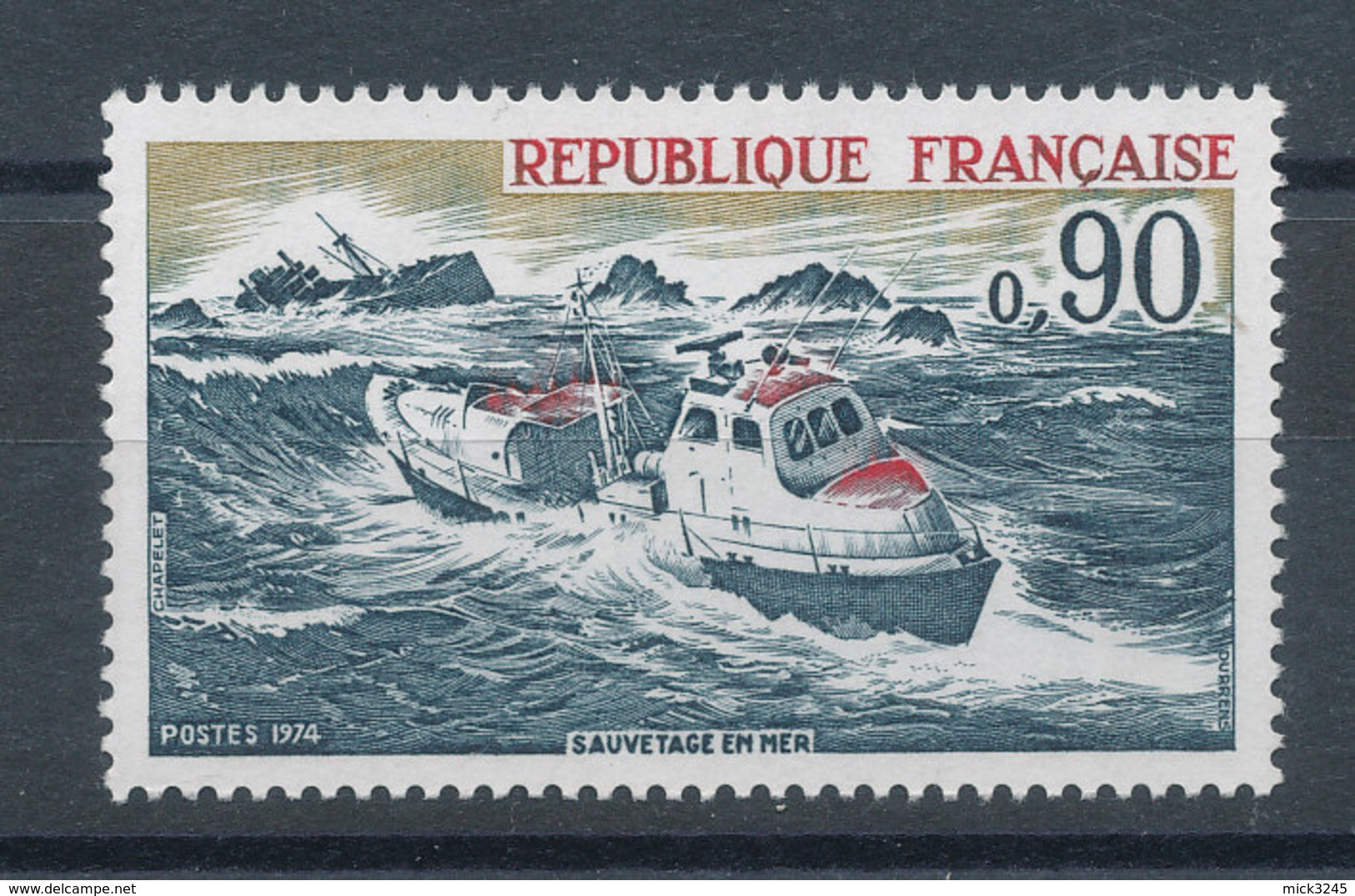 1791** Sauvetage En Mer - Bateau - Neufs